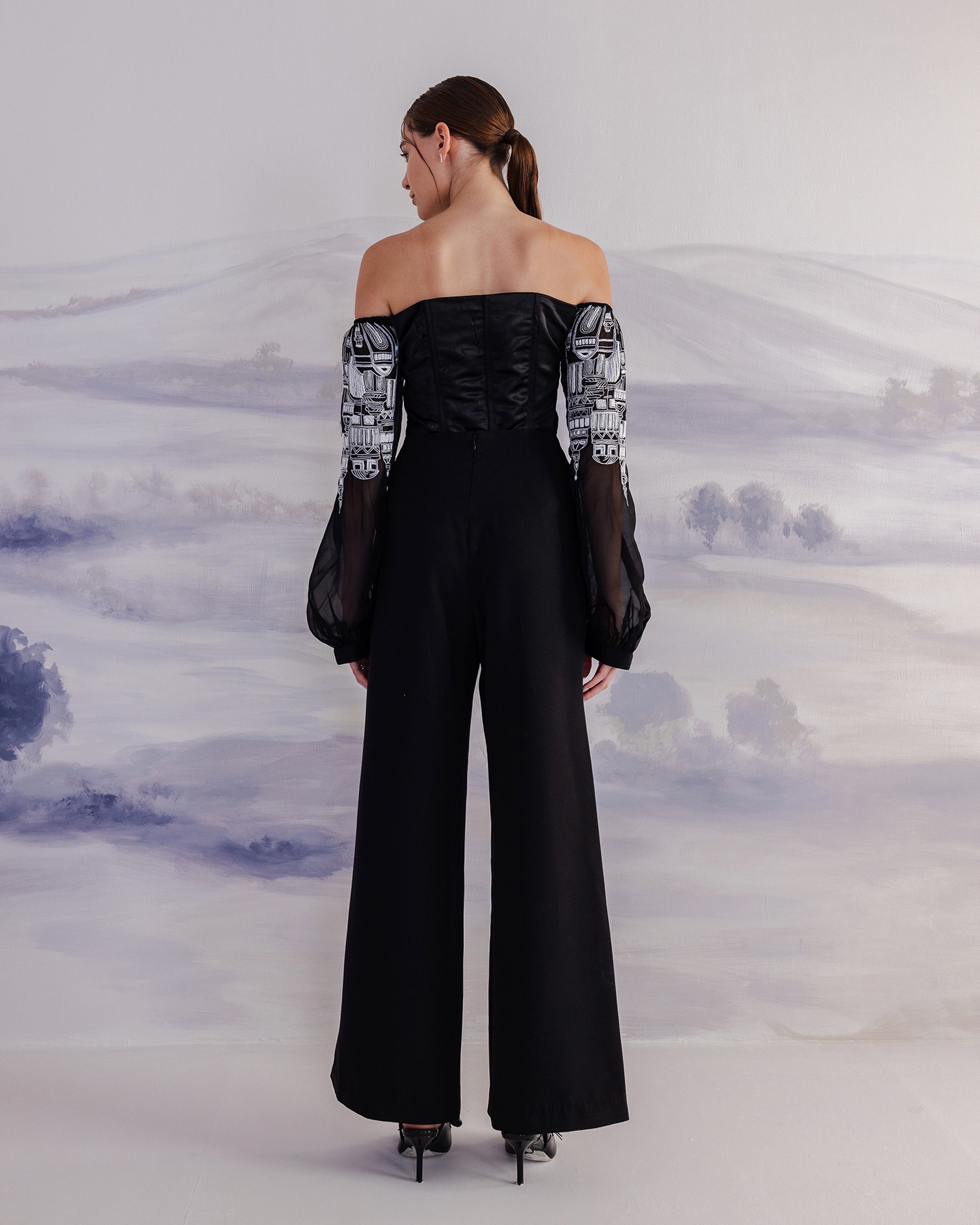 Roman-Tic Flared Trouser