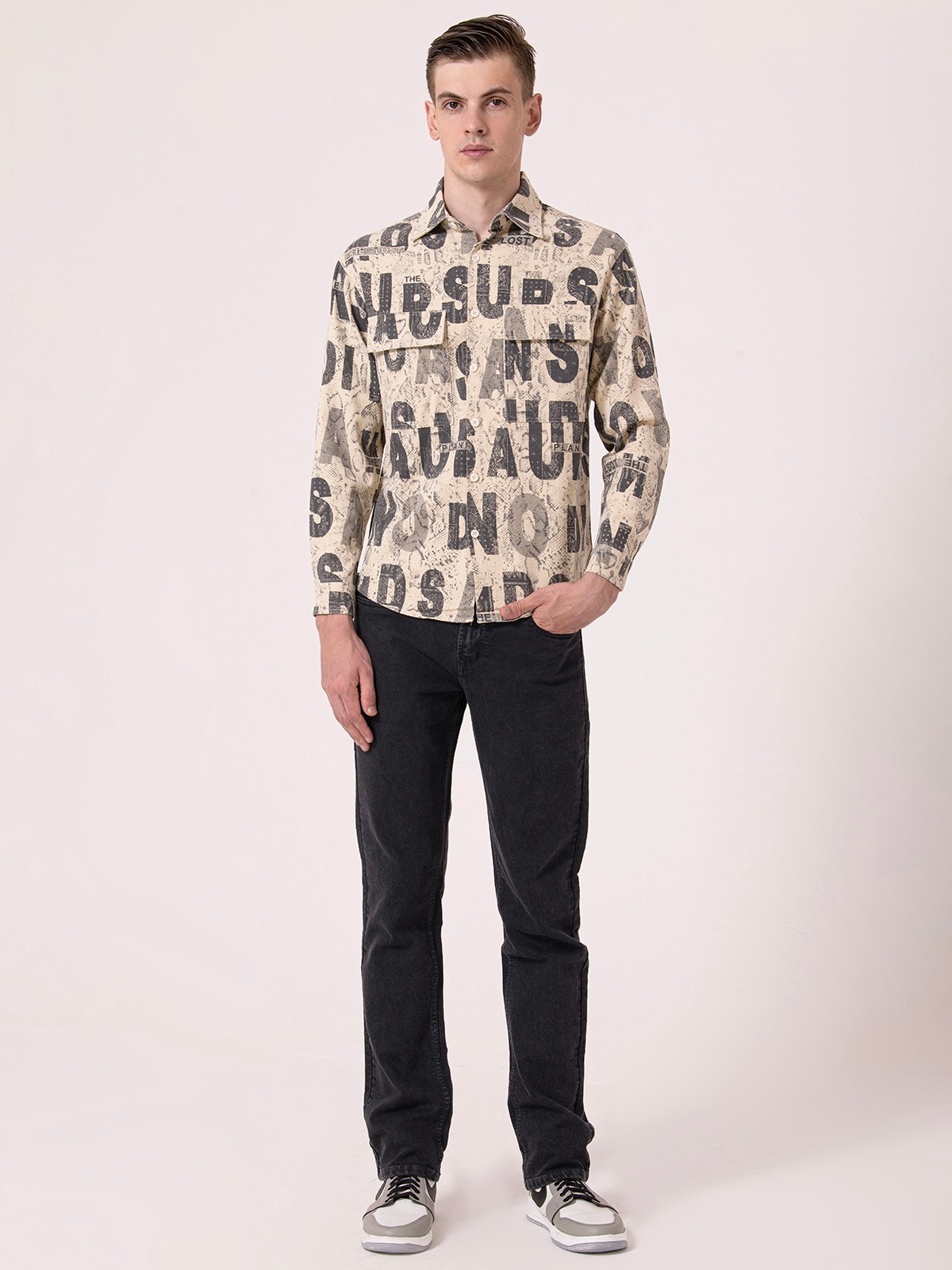 Albion Mens Fown Casual Shirt