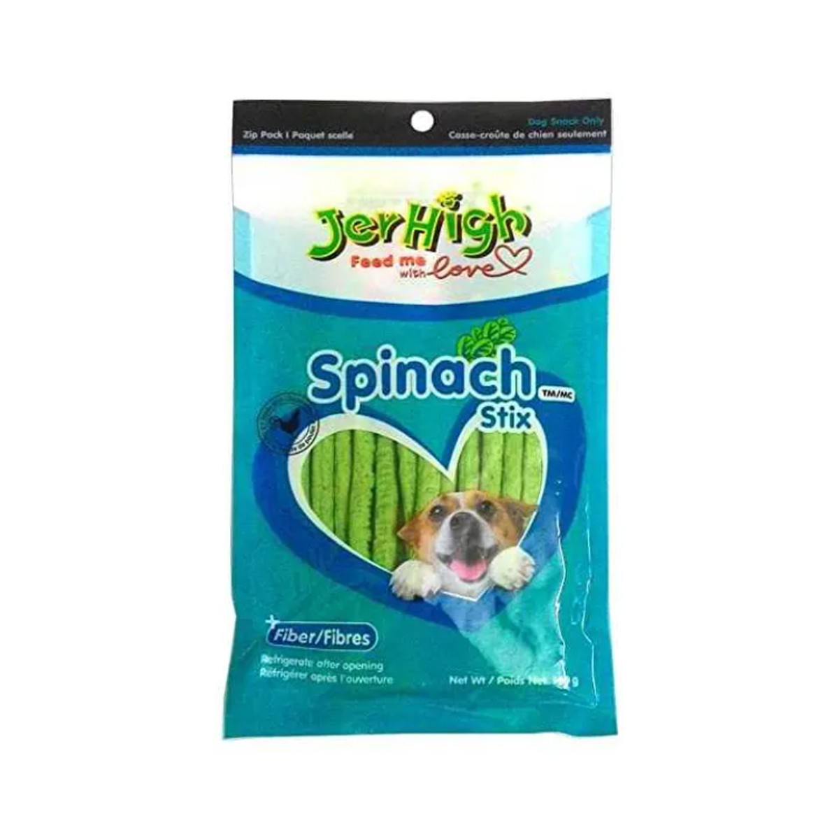 JerHigh | Jer High Spinach Stix Dog Treat - 100 Gm