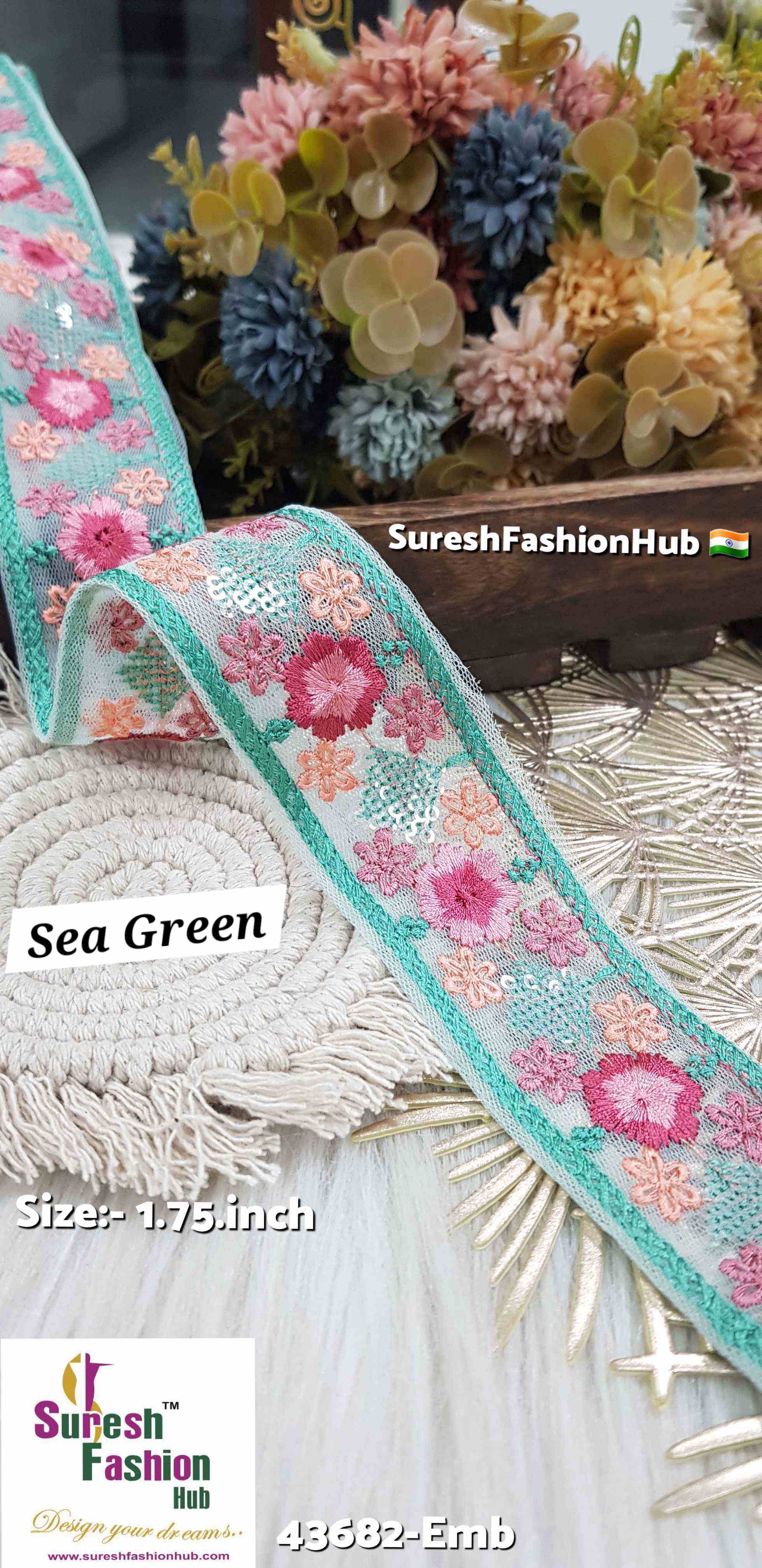 SeaGreen Bloom Borders