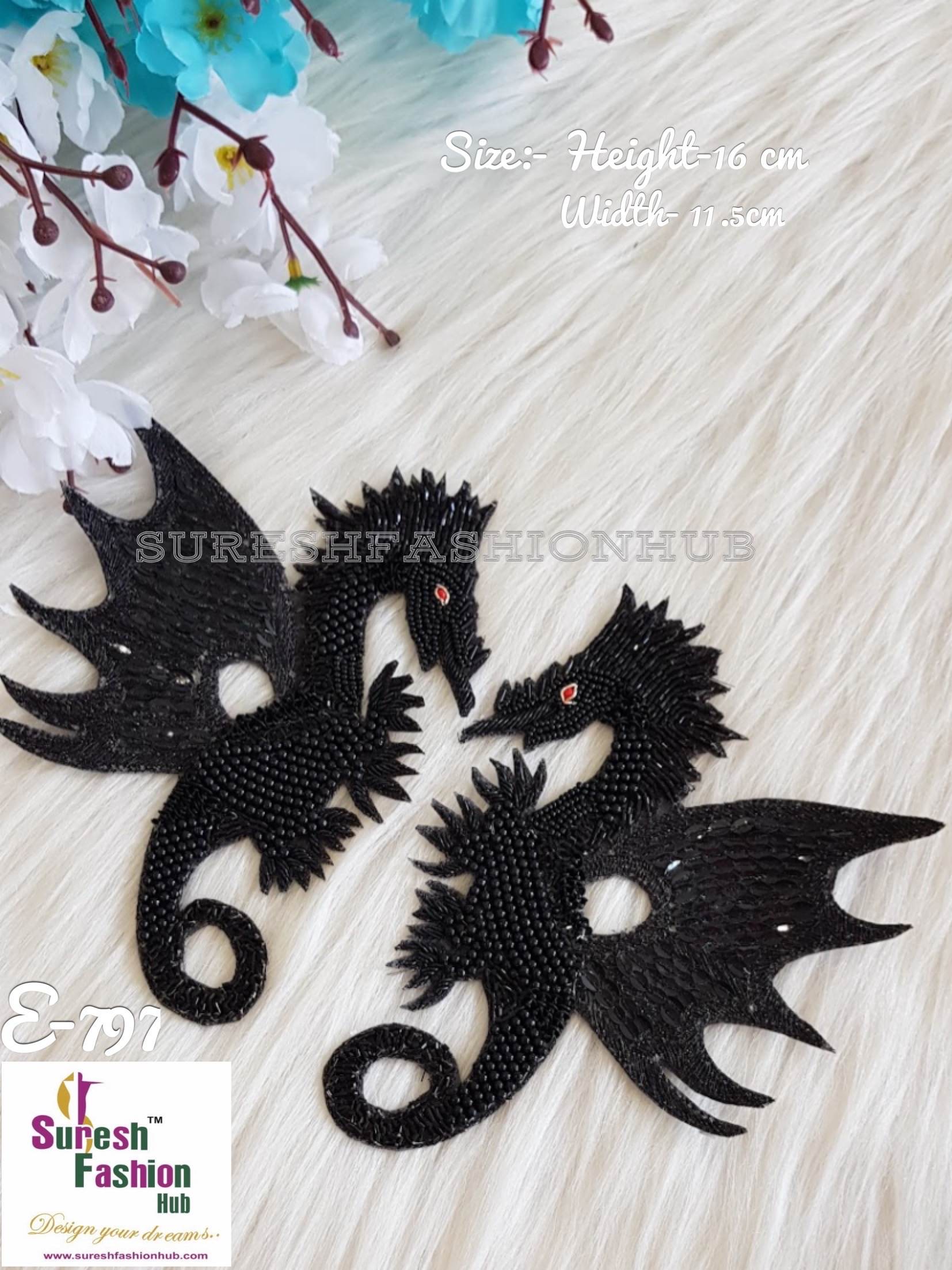 Black Queer Sea Horse Patch