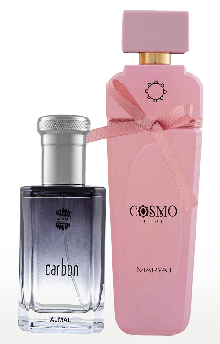 Ajmal CARBON MARYAJ COSMO GIRL Pack of 2 Eau De Parfum