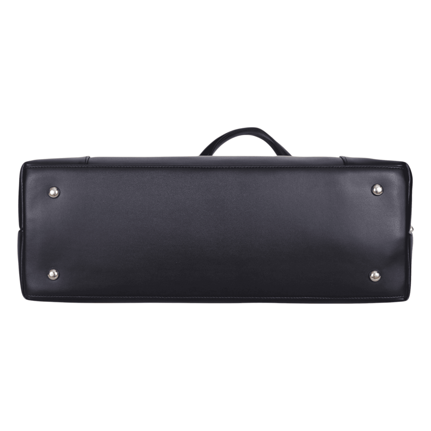 Ninaa Rossie Sleek Black Shoulder Tote