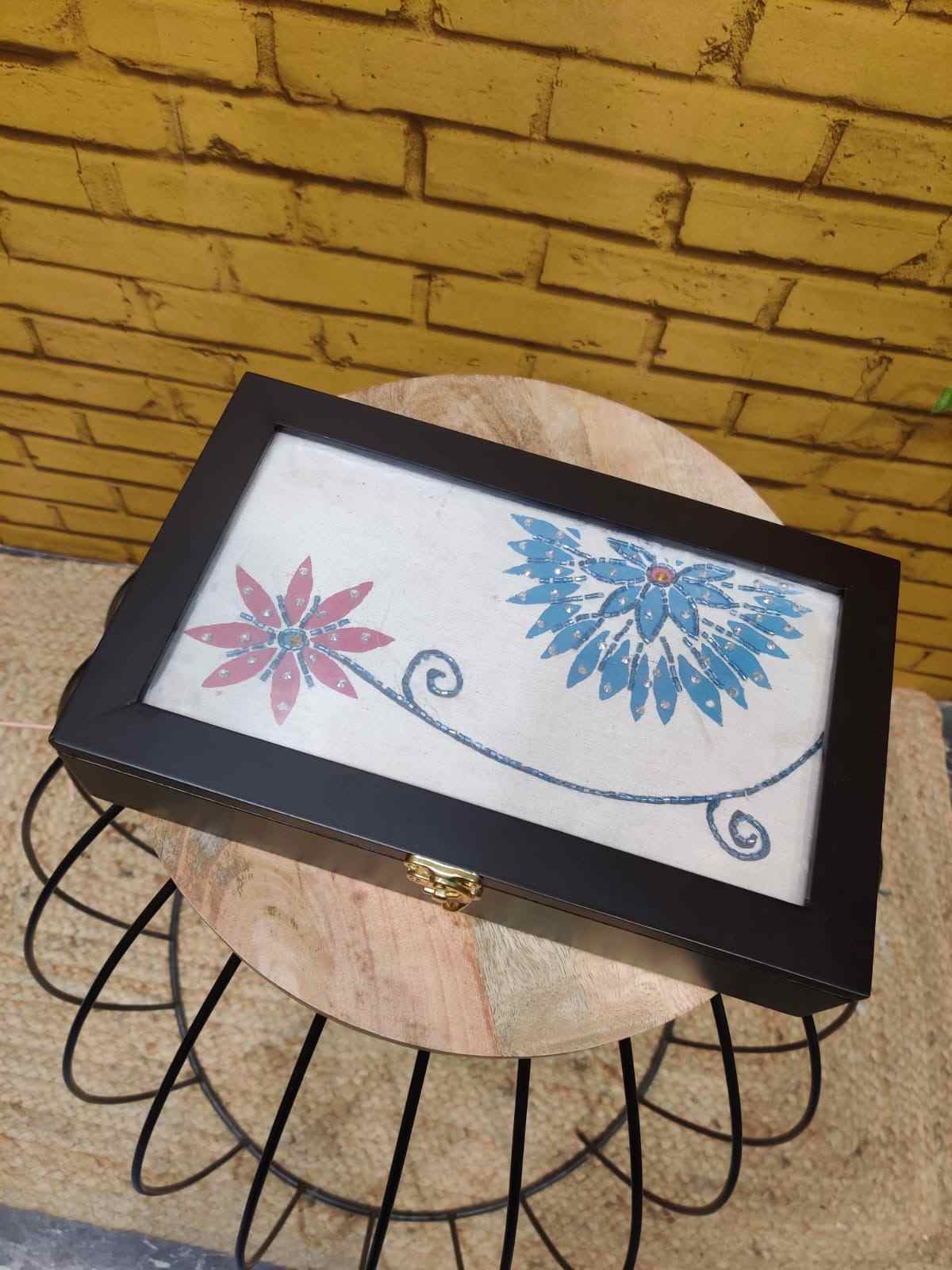 Floral Handpainted Box