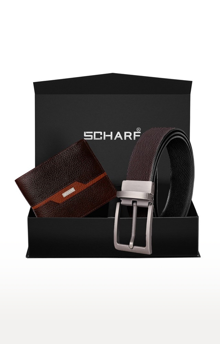SCHARF | Brown Belt & Wallet Combo 0