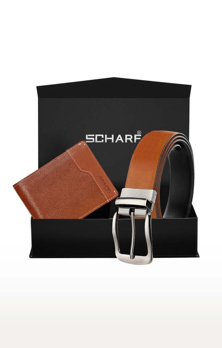 SCHARF | Tan Belt & Wallet Combo 0