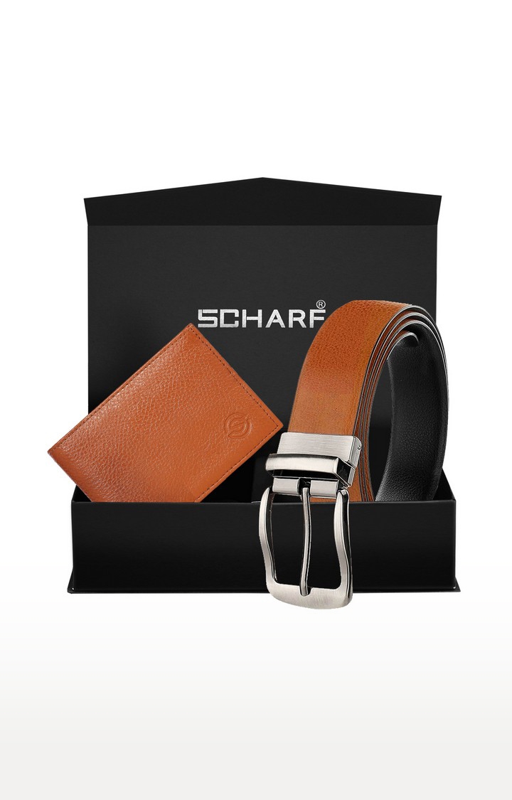 SCHARF | Tan Belt & Wallet Combo 0