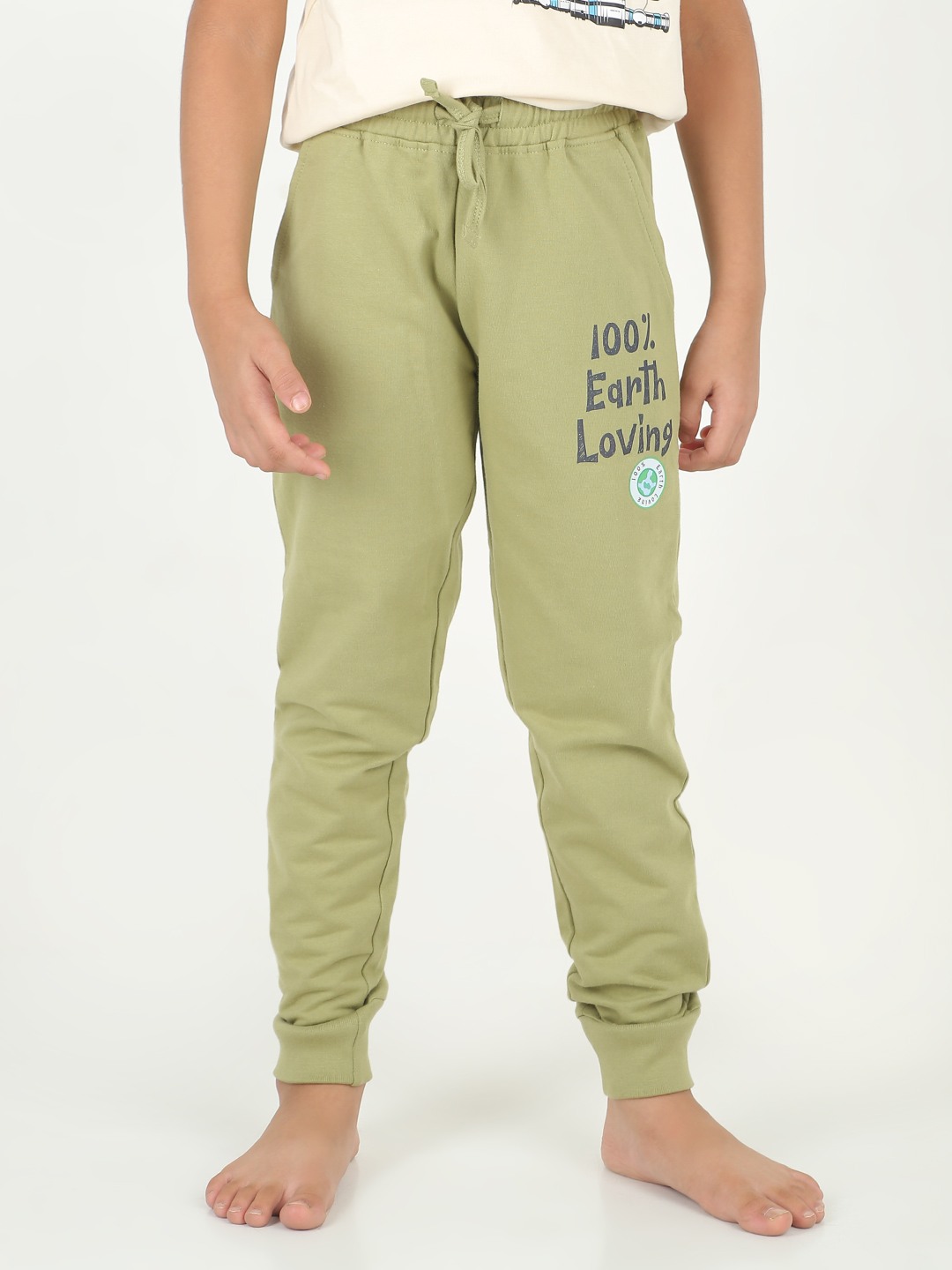 Boys 1 piece printed jogger - Sage