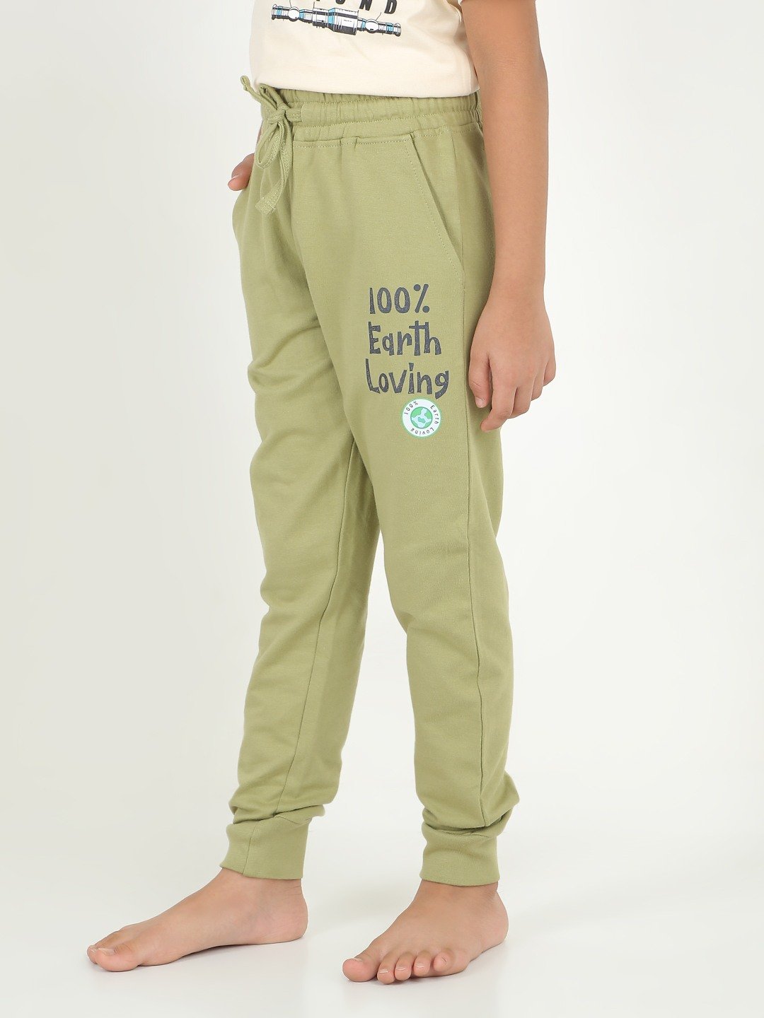 Boys 1 piece printed jogger - Sage