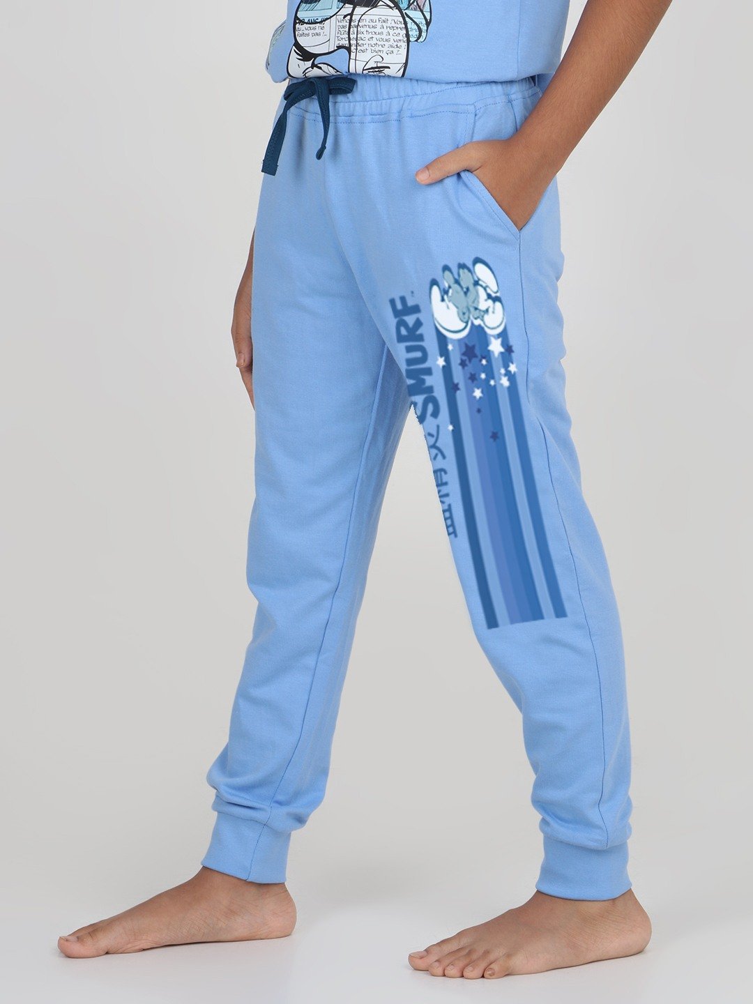 Boys 1 piece printed jogger - Blue