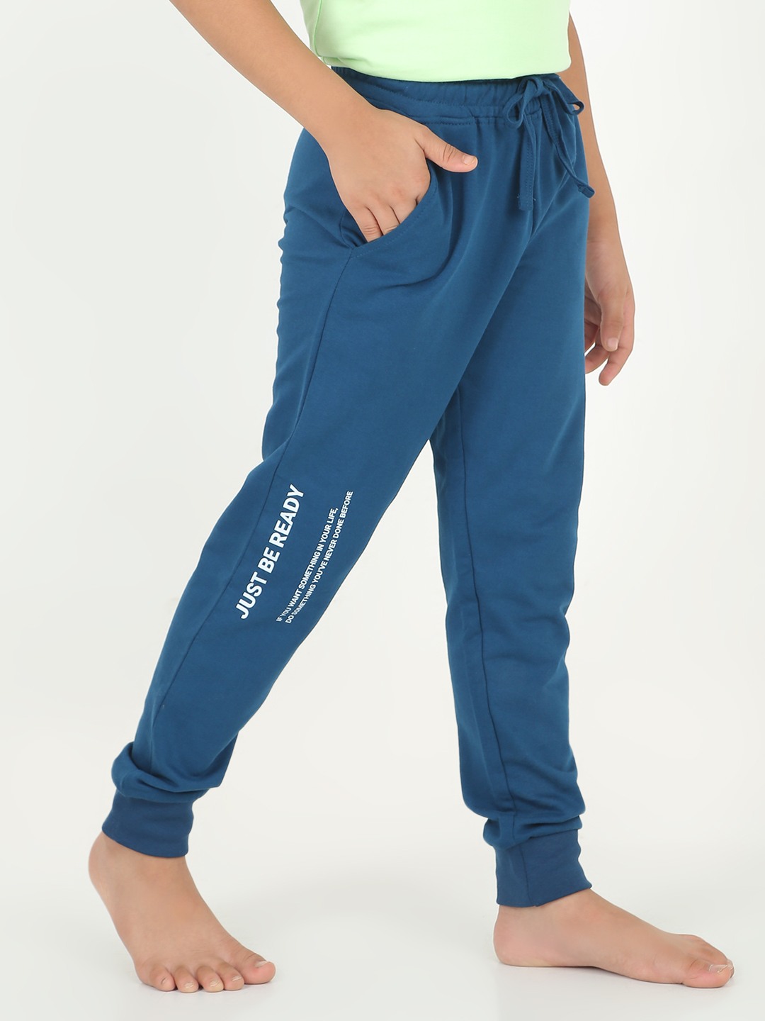 Boys 1 piece printed jogger -  Navy