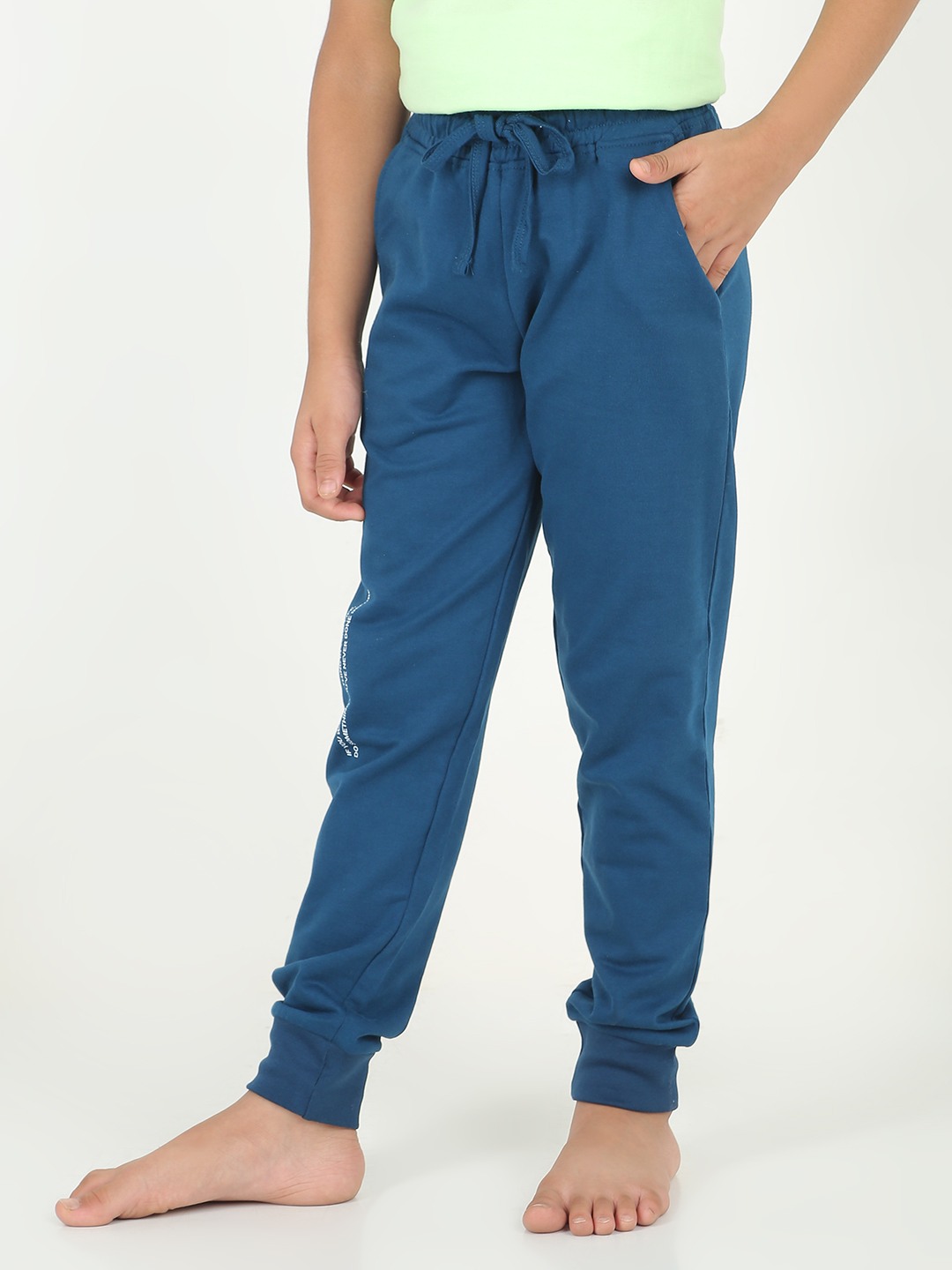 Boys 1 piece printed jogger -  Navy