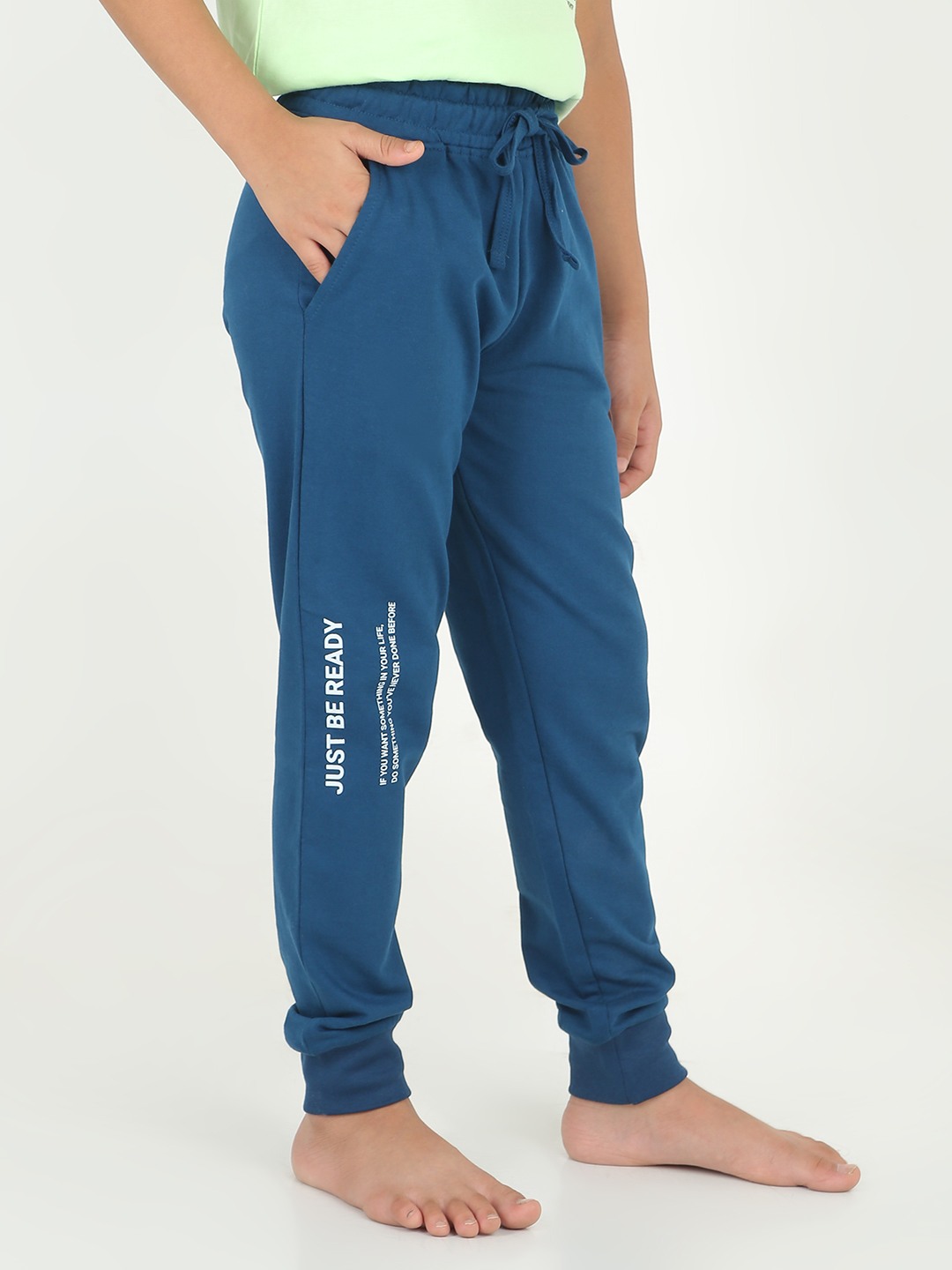 Boys 1 piece printed jogger -  Navy