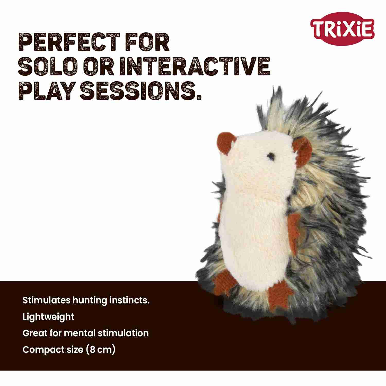 Trixie Hedgehog Catnip Toy for Cats (8 cm)