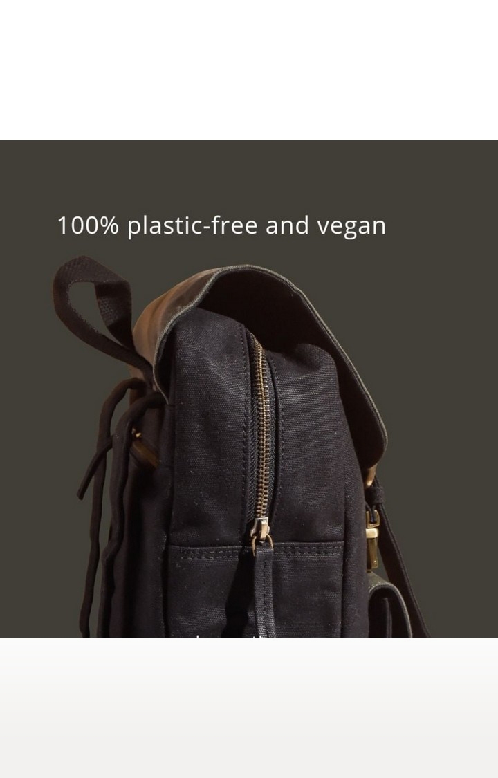 Clan Earth | Unisex Olive Green Sustainable Dugong Backpack 3