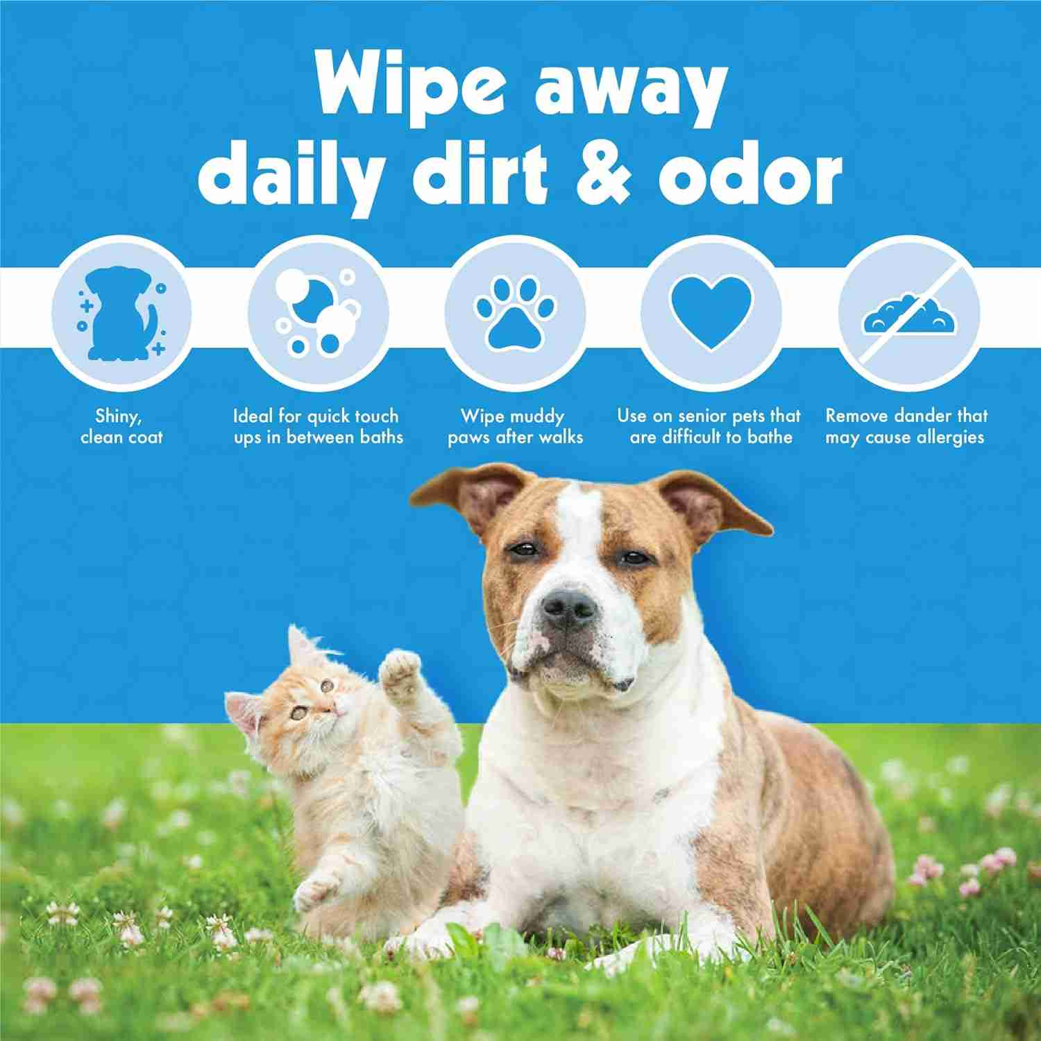Petkin Big N Thick Pet Wipes