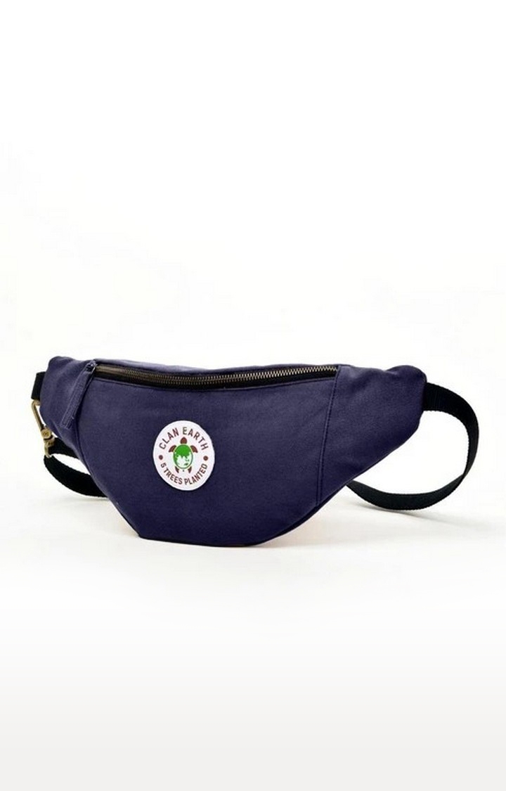 Clan Earth | Unisex Navy Blue Sustainable Swift Fox Sling
