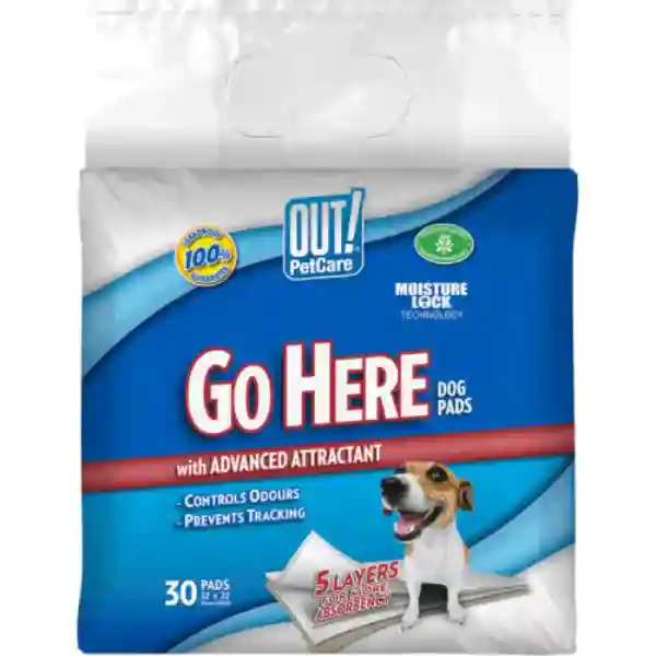 OUT! Moisture Lock Training Pads for Dogs (22 x 22)