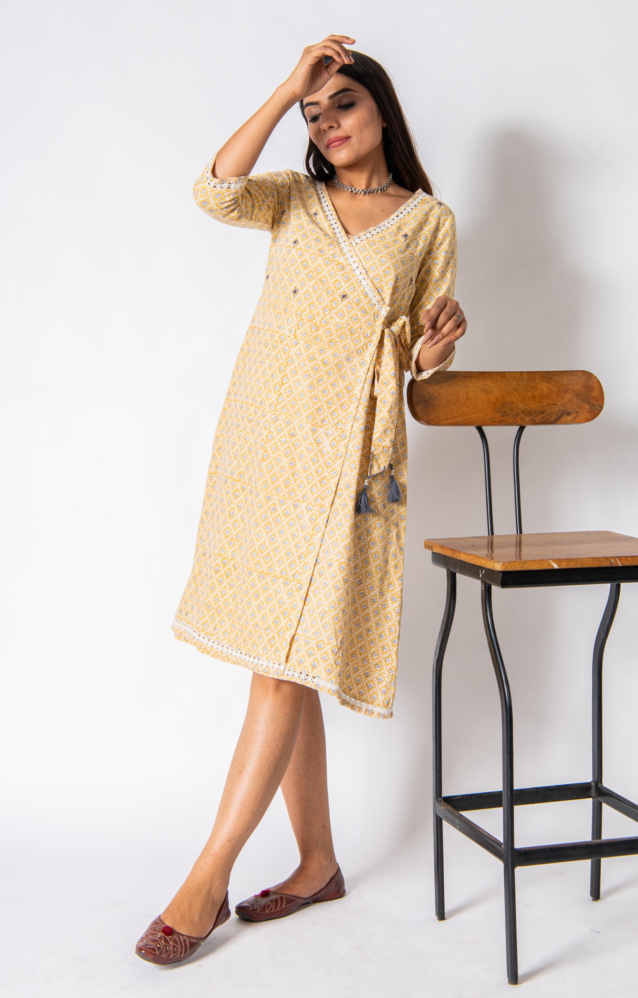 KNEE LENGTH DRESS
