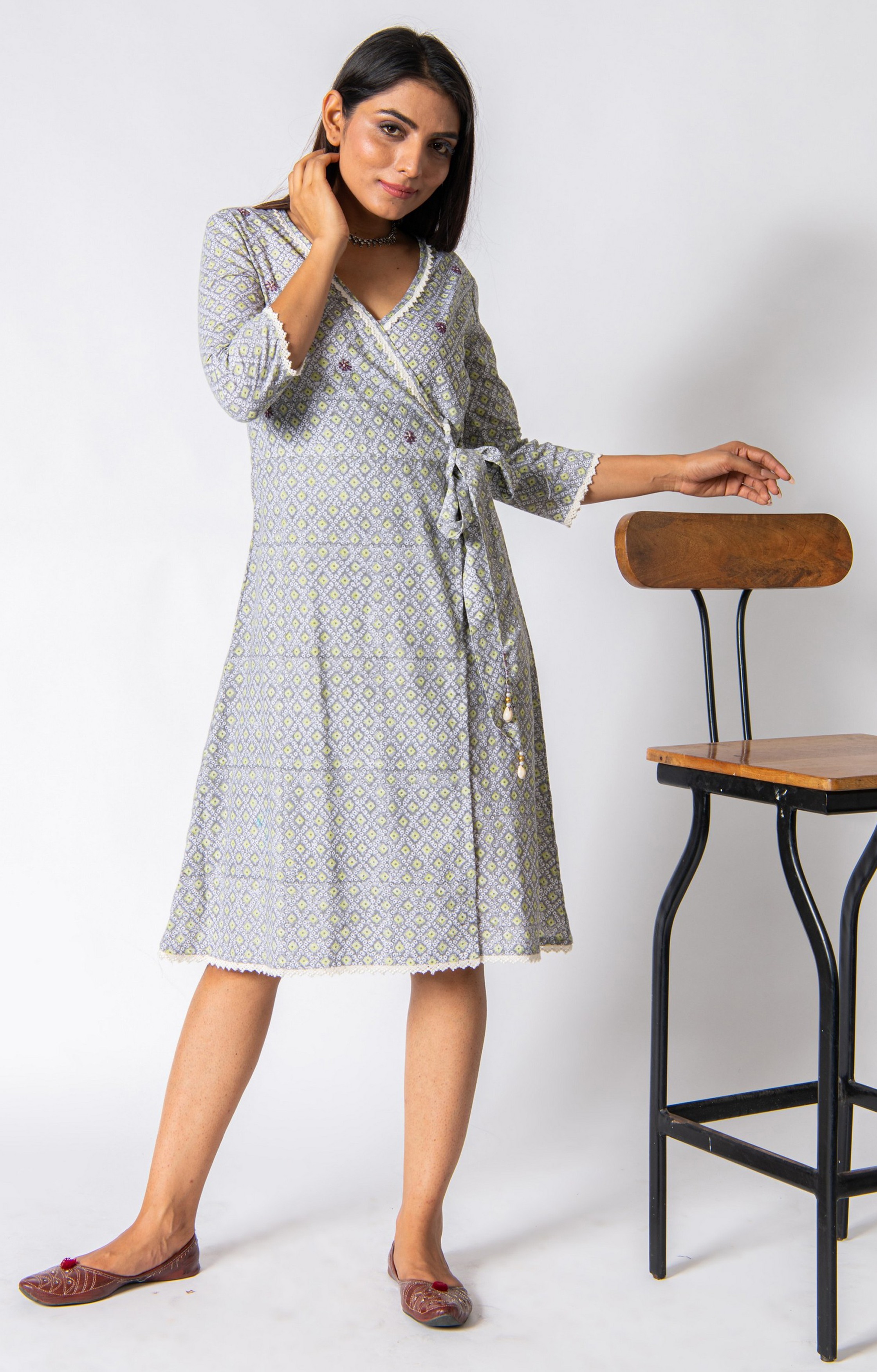 KNEE LENGTH DRESS