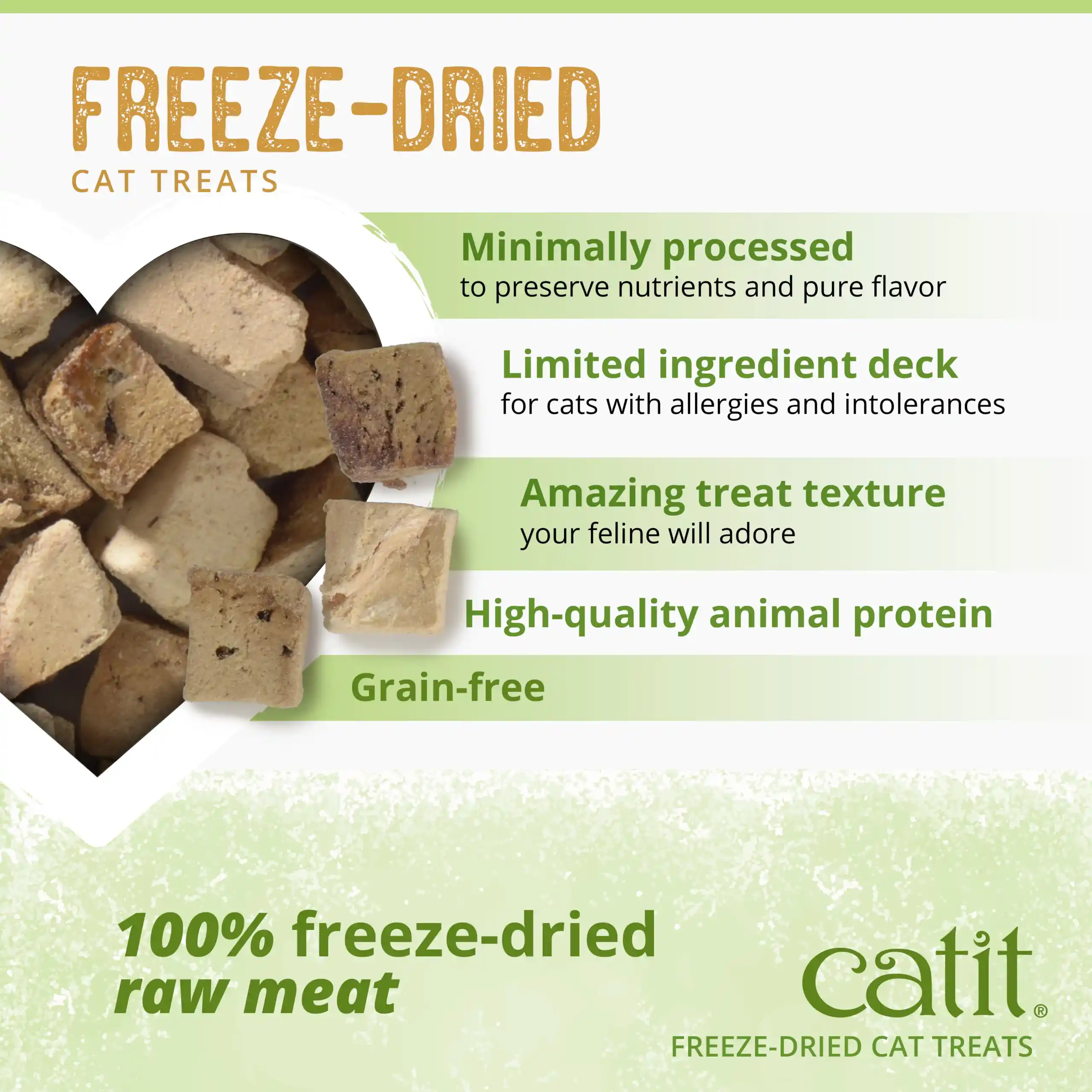 Catit Freeze-Dried Cat Treats Duck Liver & Chicken Liver, 28.4 g