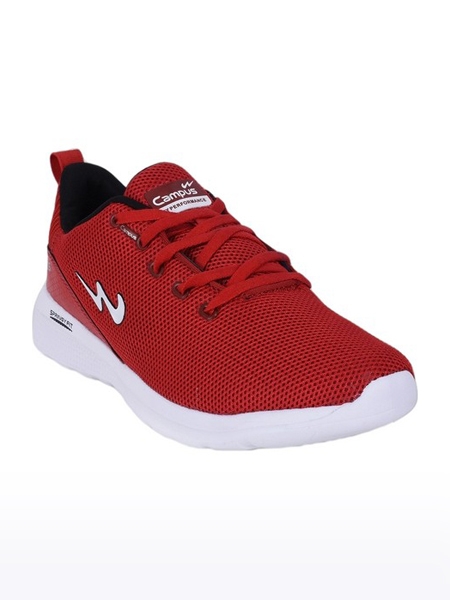 Campus Shoes | Men's Red CRUNCH Running Shoes 0