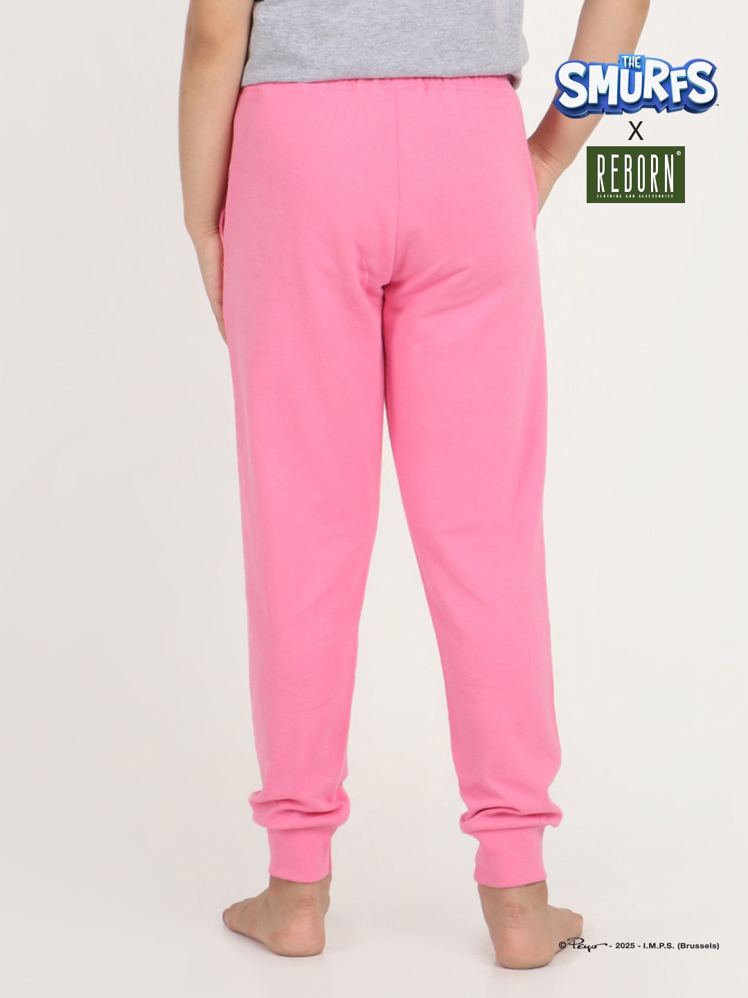 Girls 1 piece printed jogger - Pink