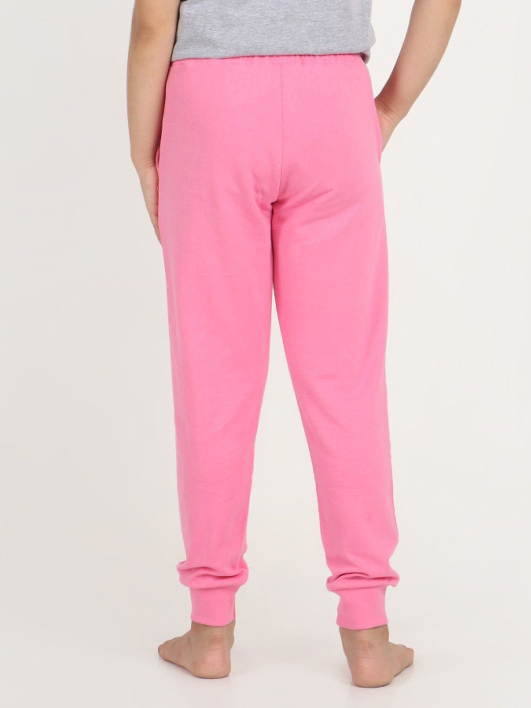 Girls 1 piece printed jogger - Pink