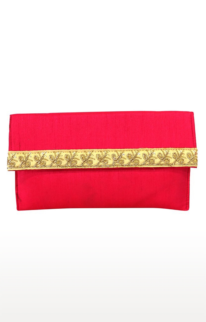 EMM | Lely's Stylish Modern Ethnic Party Clutch With Chain 0