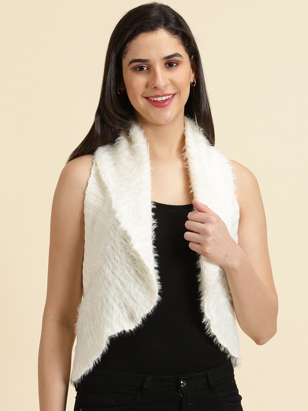 Womens sales cream shrug