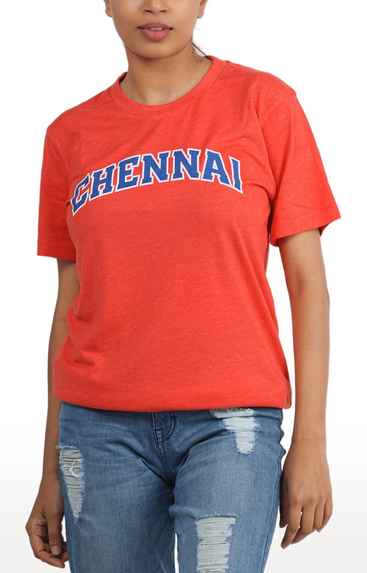 Unisex Chennai Sport Tri-Blend T-Shirt Red