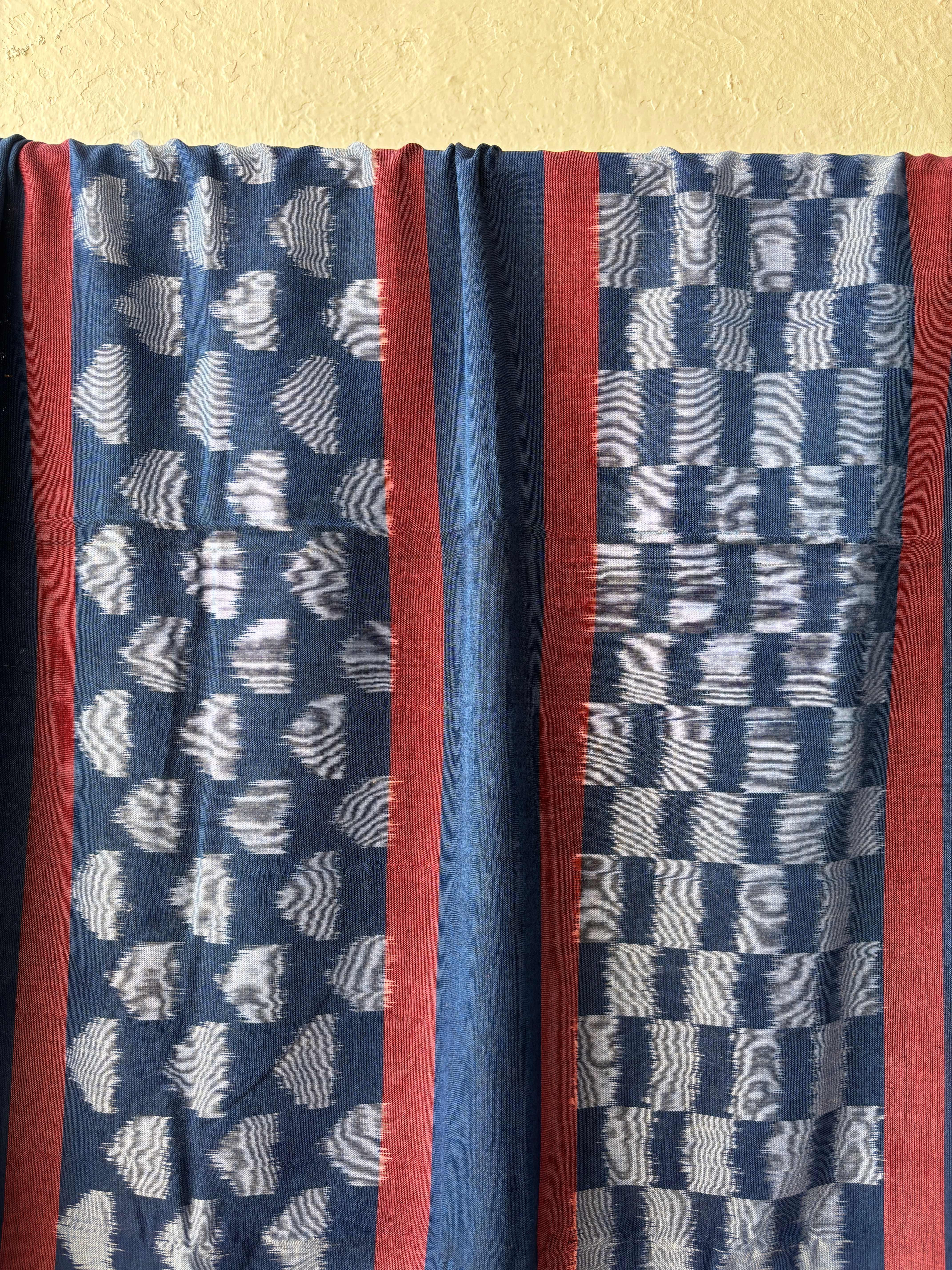 Cotton  Gomertic  pattern  ikat saree