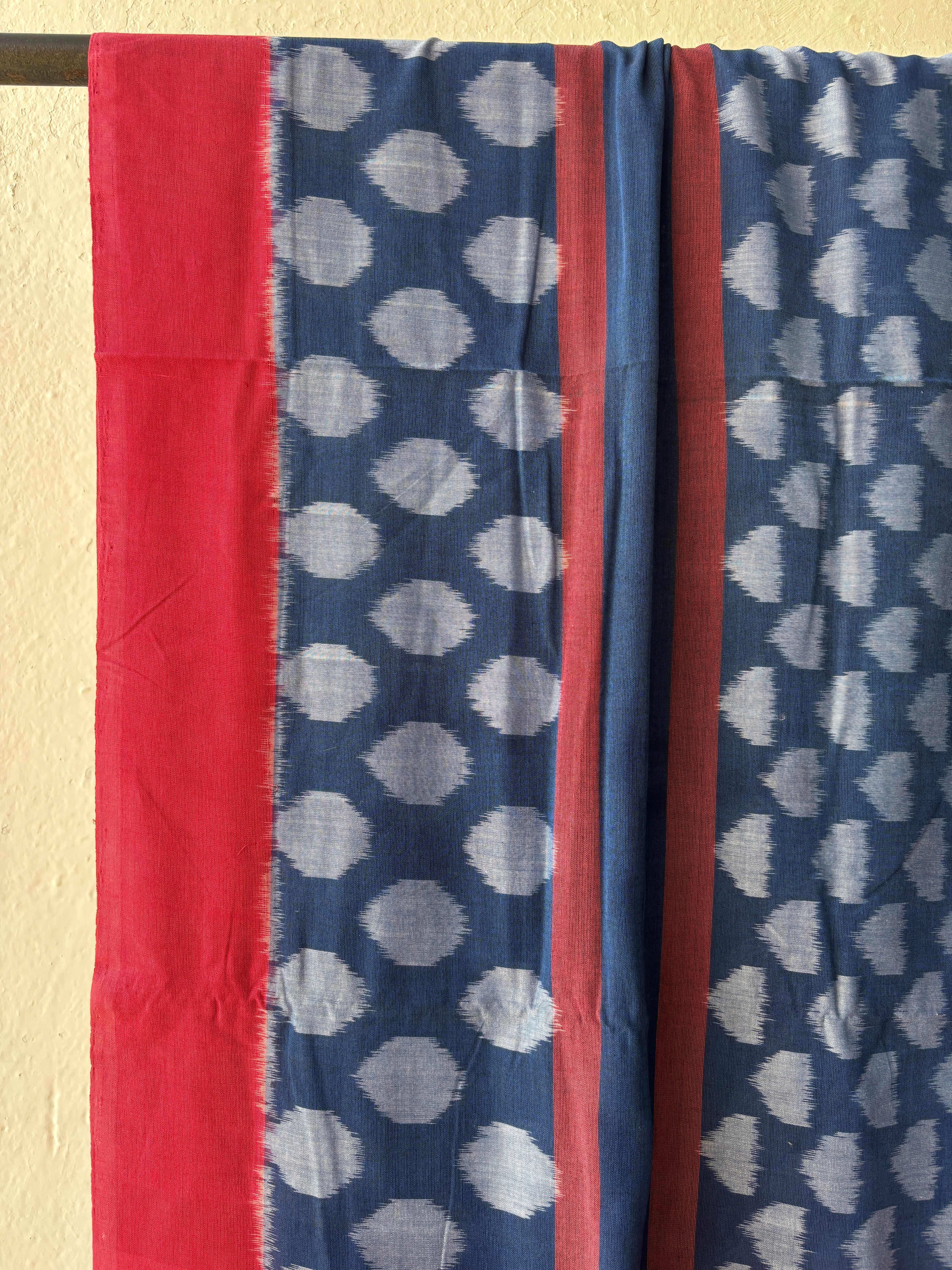 Cotton  Gomertic  pattern  ikat saree