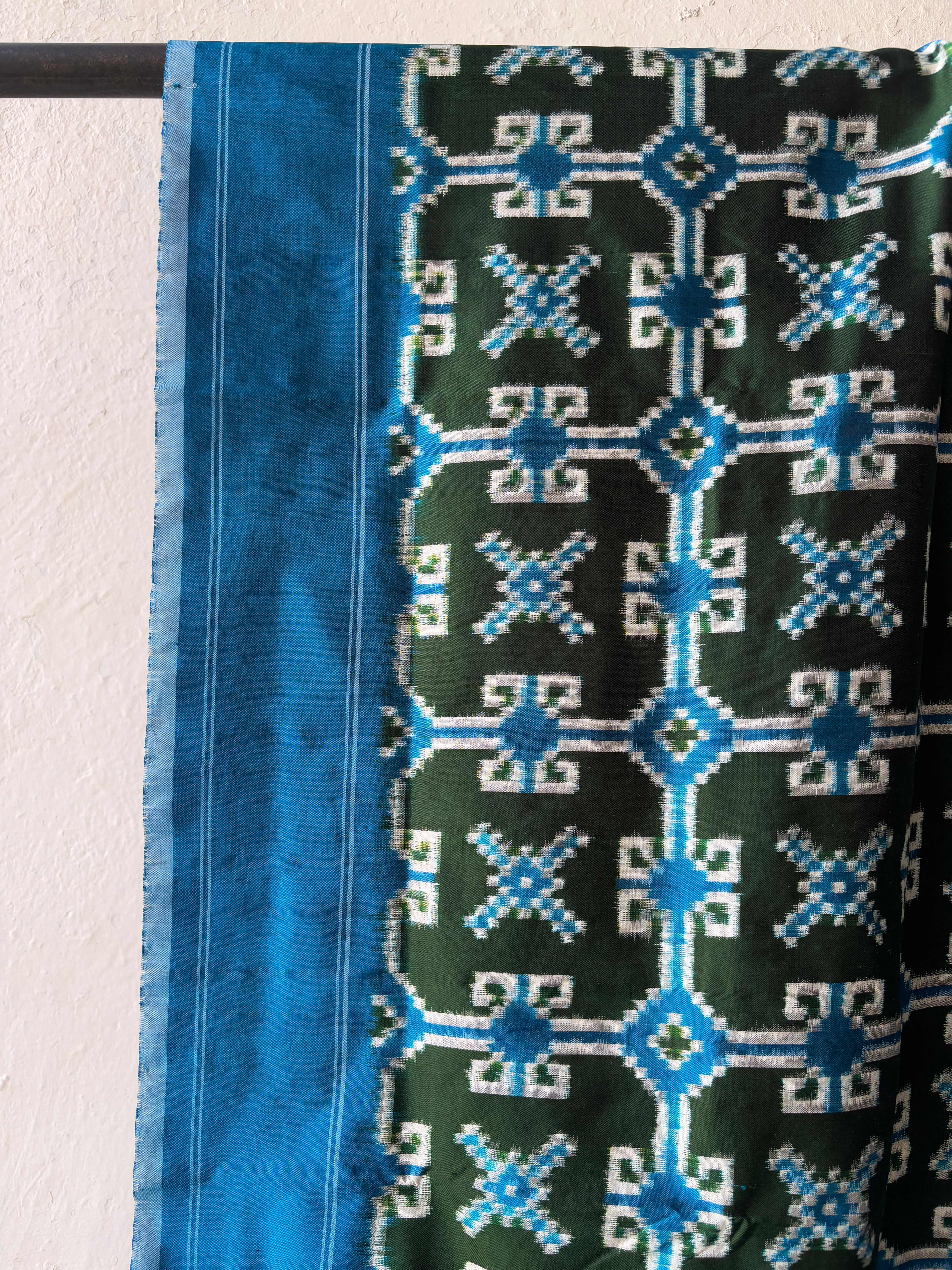 Silk Teliya rumal double ikat Saree