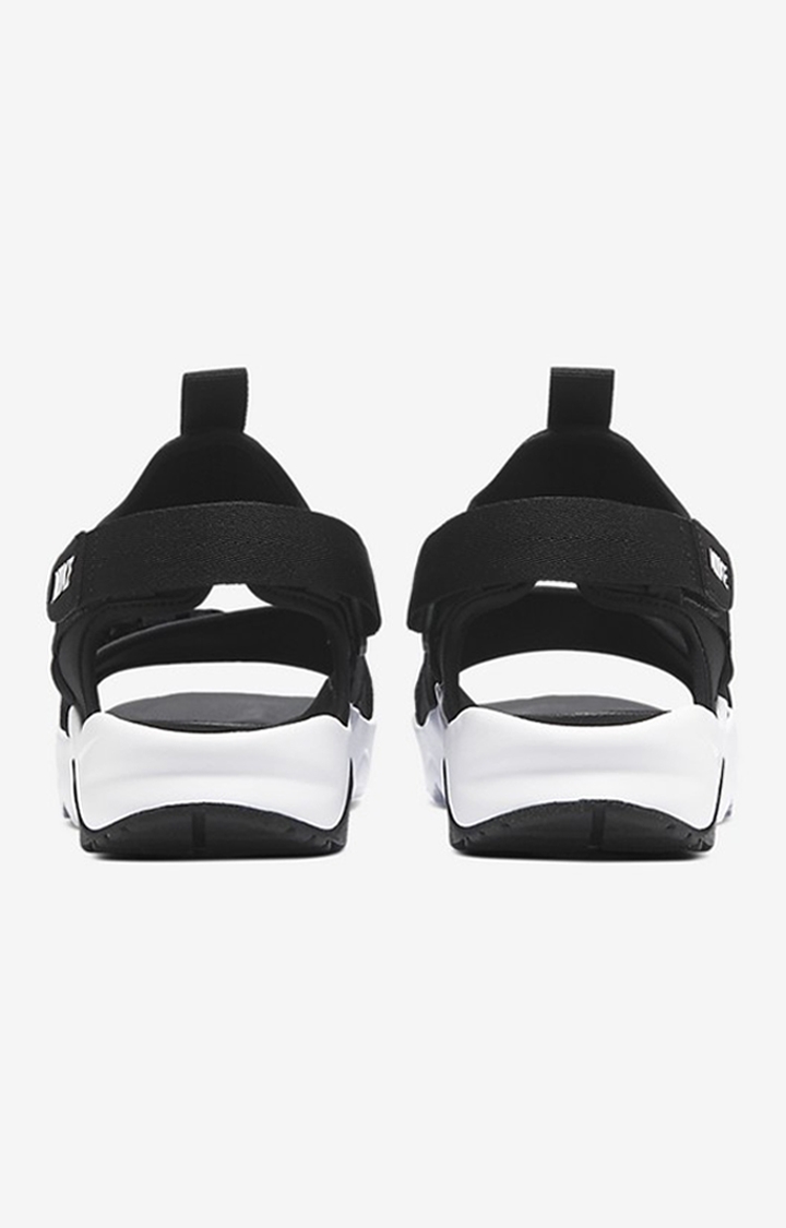 Nike | Men's Black & White Polyester Sandals 3