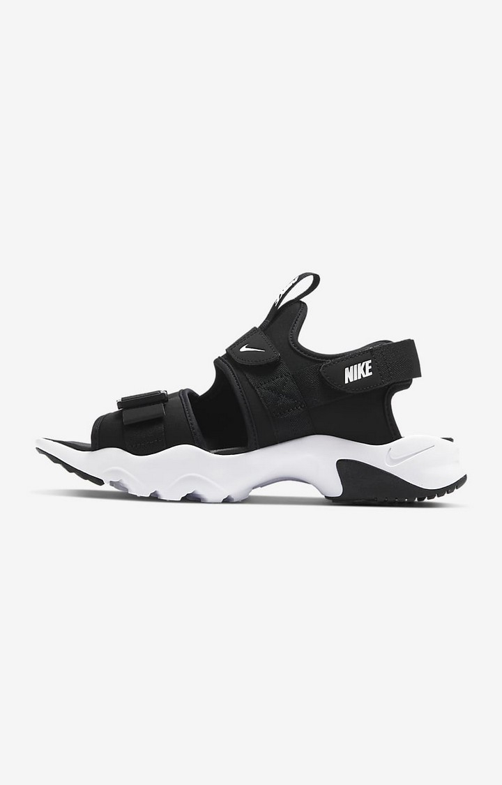 Nike | Men's Black & White Polyester Sandals 0