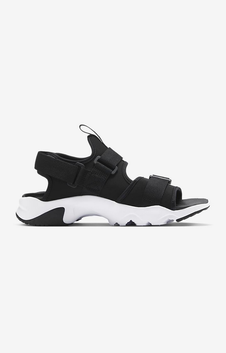 Nike | Men's Black & White Polyester Sandals 1