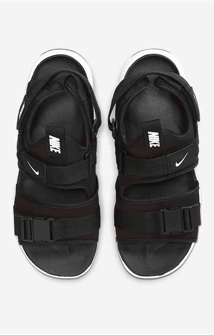 Nike | Men's Black & White Polyester Sandals 2