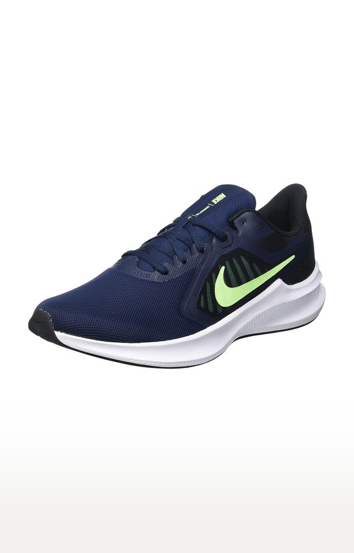 Nike men's blue mesh running shoes clearance