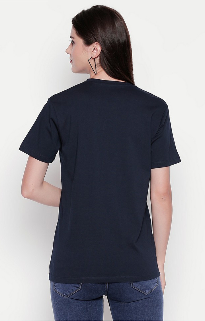 creativeideas.store | Black Printed T-shirt for Women 1