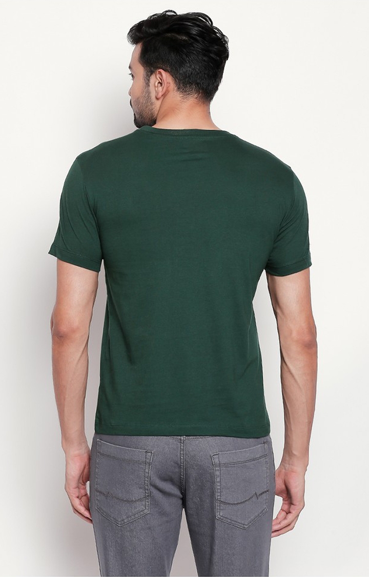 creativeideas.store | Green Printed T-shirt for Men 1