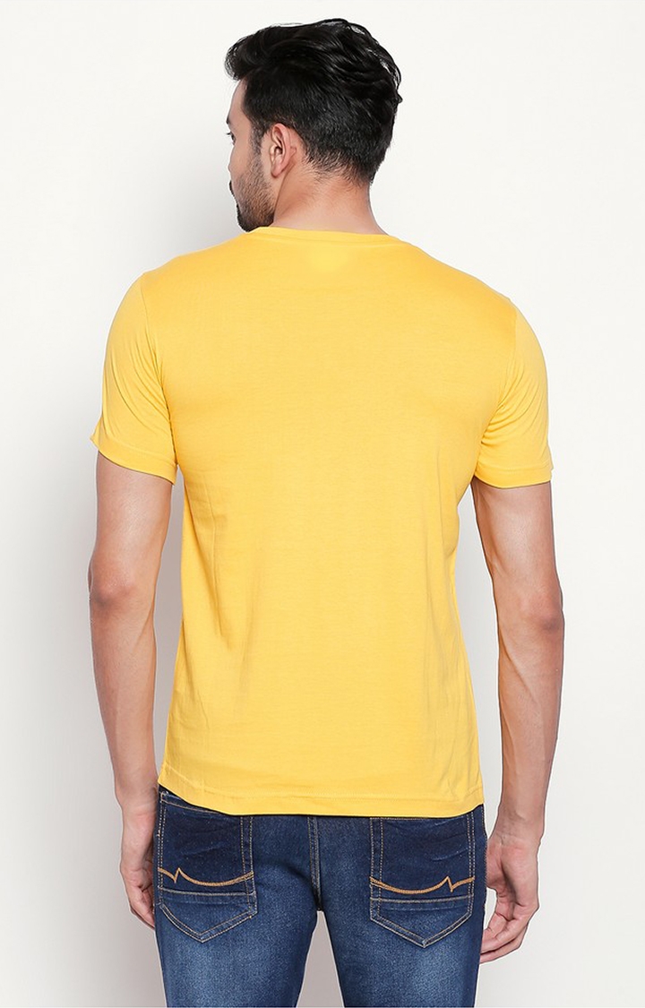 creativeideas.store | Yellow Printed T-shirt for Men 1