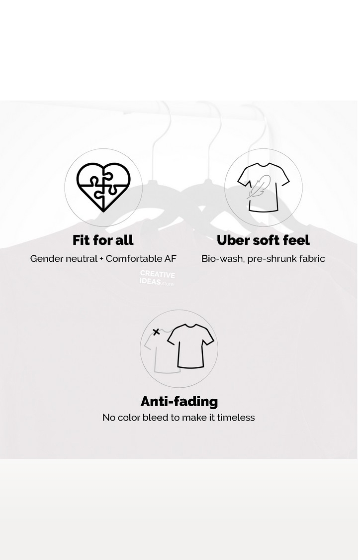 creativeideas.store | White Round Neck T-shirt for Men  6