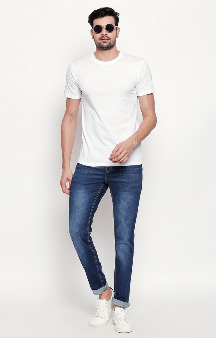 creativeideas.store | White Round Neck T-shirt for Men  1