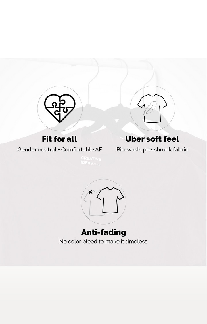 Yellow Round Neck T-shirt for Men 