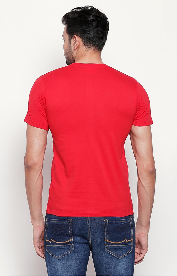 creativeideas.store | Red Printed T-shirt for Men 1
