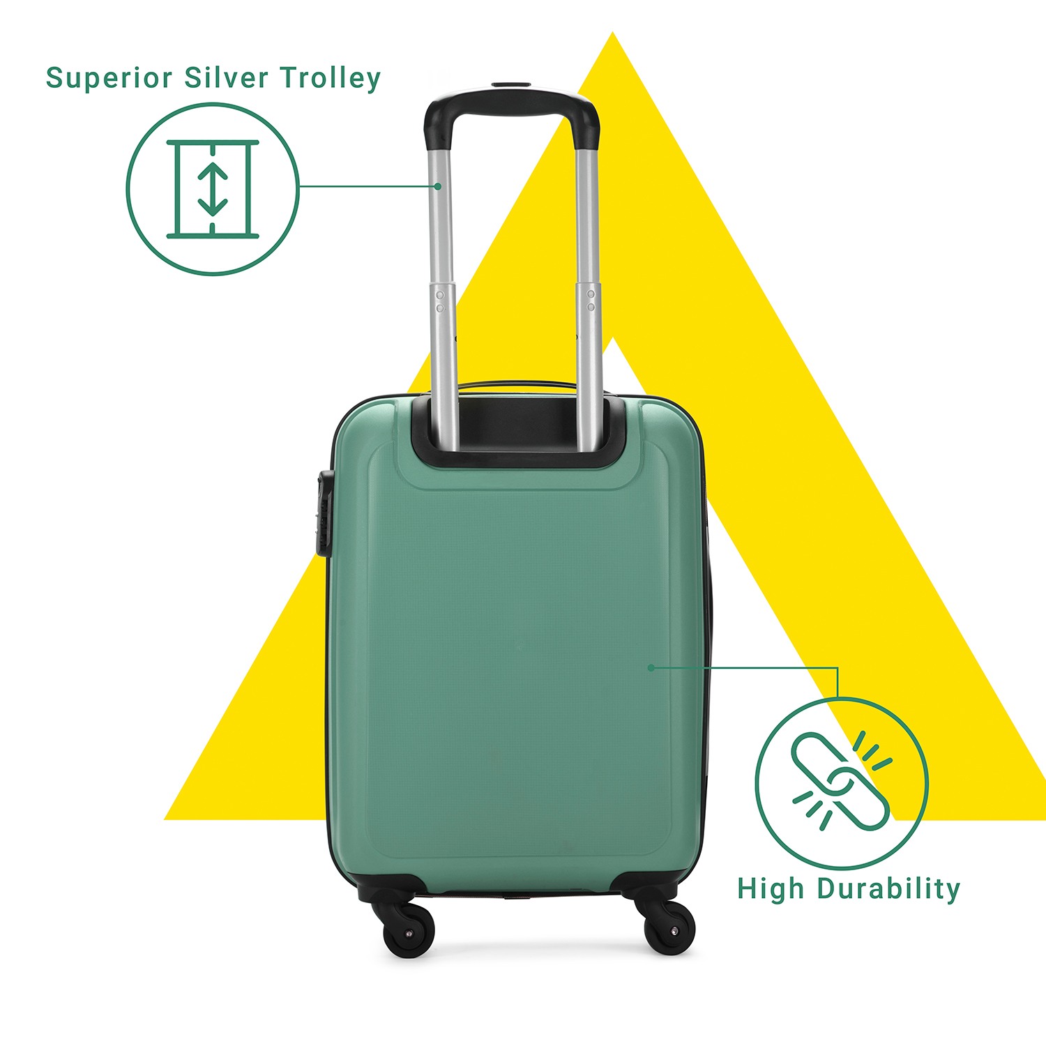 Vip Water Resistant Hard Cabin Trolley Bag