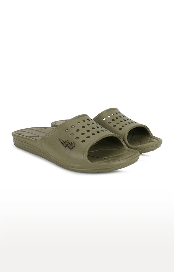 Campus Shoes | Men's Green Flip Flops 0