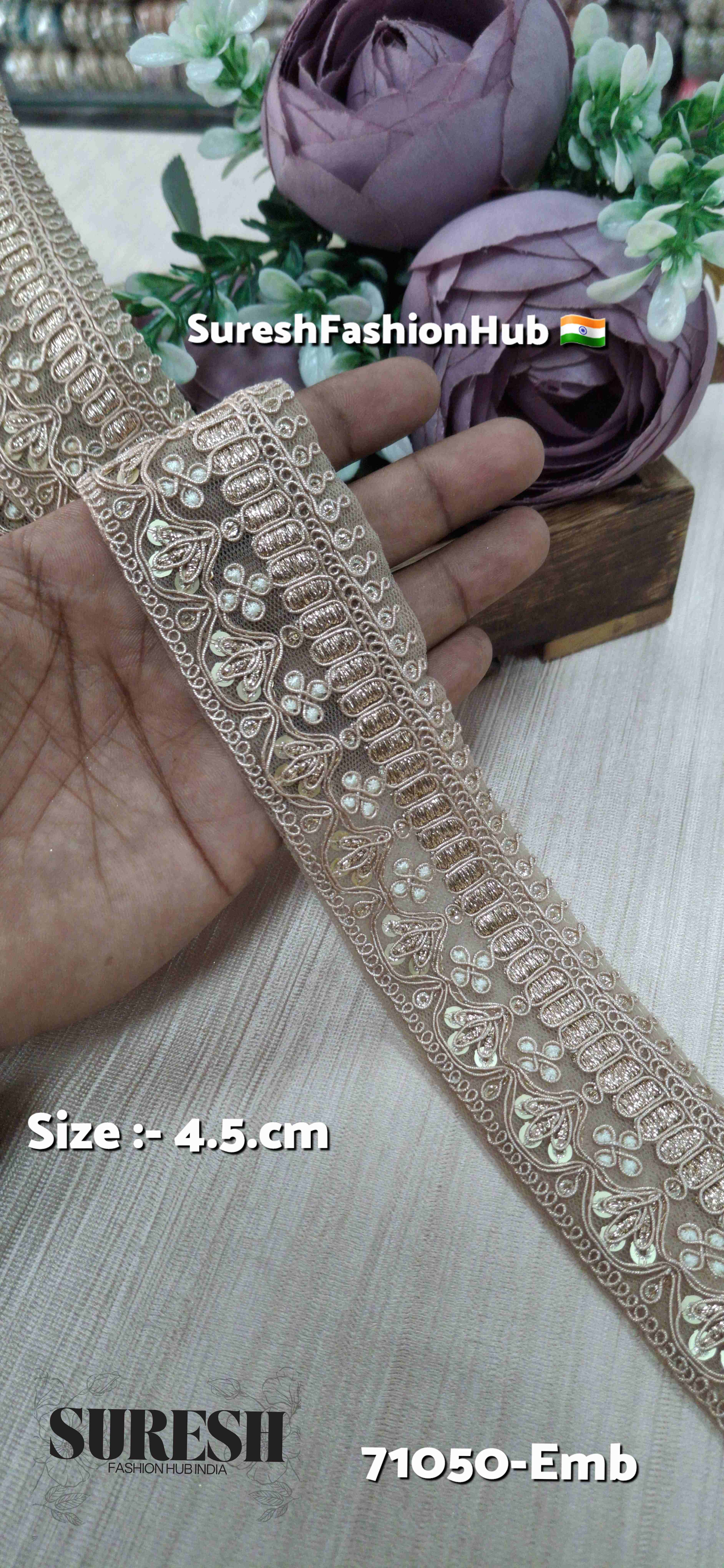 Rose Blush Embroidery Lace