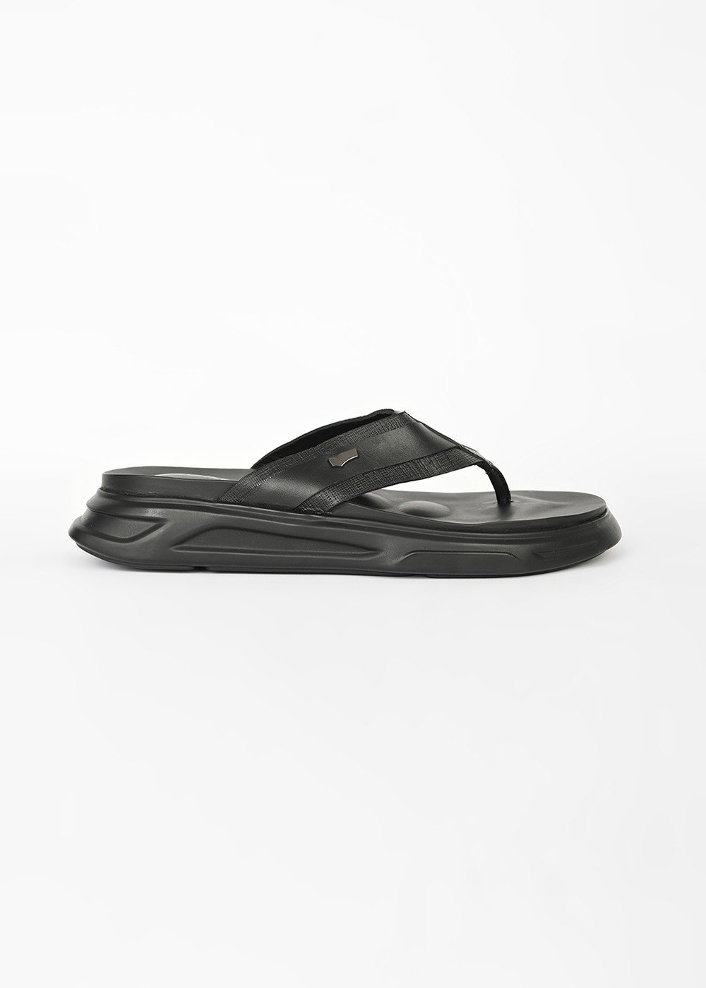 Men Black Mare Chappals
